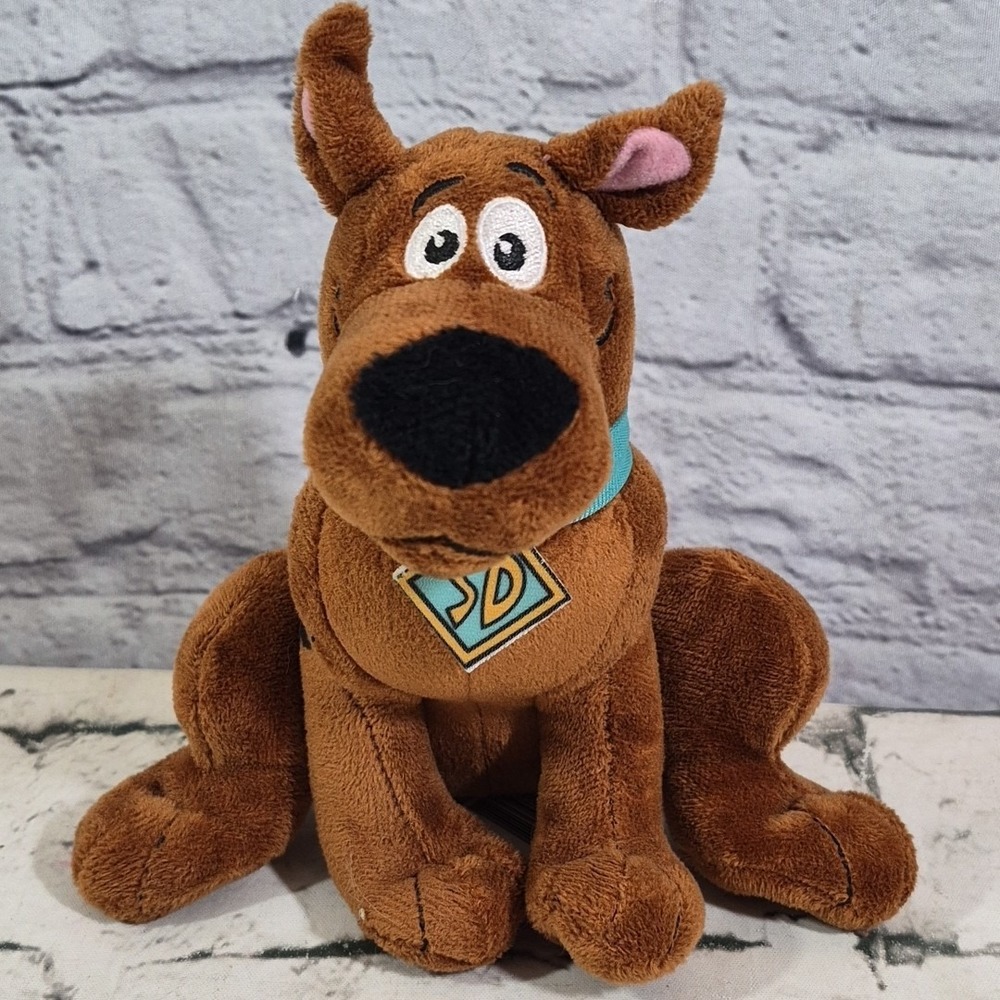 Scooby Doo Scoob! Movie Character Dog Plush 7" 2019 Stuffed Animal Toy Basic Fun